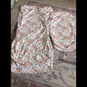 Crib sheet and matching changing table sheet from Copper Pearl